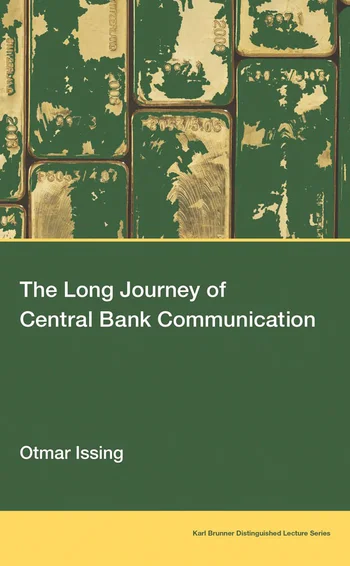 The long journey of central bank communication, by Otmar Issing