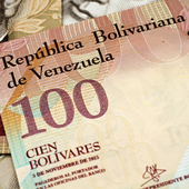 Venezuelan BOB100 note