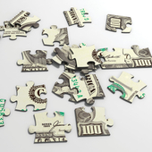 Dollar jigsaw puzzle