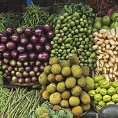 vegetables for sale at a market