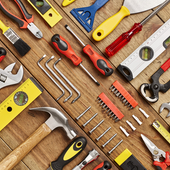 Tools laid out