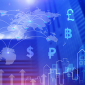 Global digital payments concept