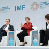 Bailey, Georgieva and Rey at the IMF Spring Meetings 2026