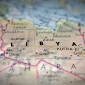 A map of Libya