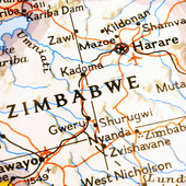Map of Zimbabwe