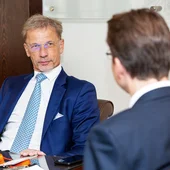 L to R: Boris Vujčić and Christopher Jeffrey