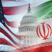 US-Iran-flags